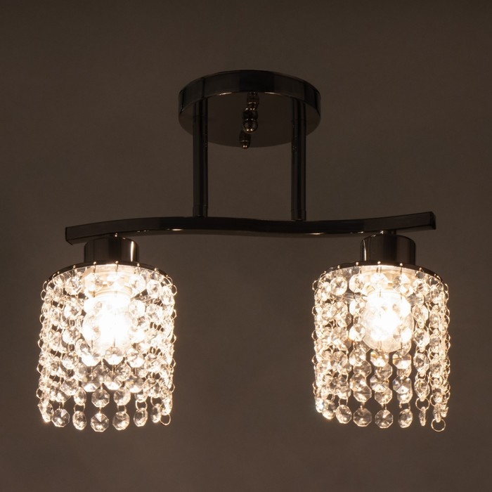 Люстра 2790/2 E27 40Вт хром 48х15х10 см BayerLux Люстра 2790/2 E27 40Вт хром 48х15х10 см BayerLux