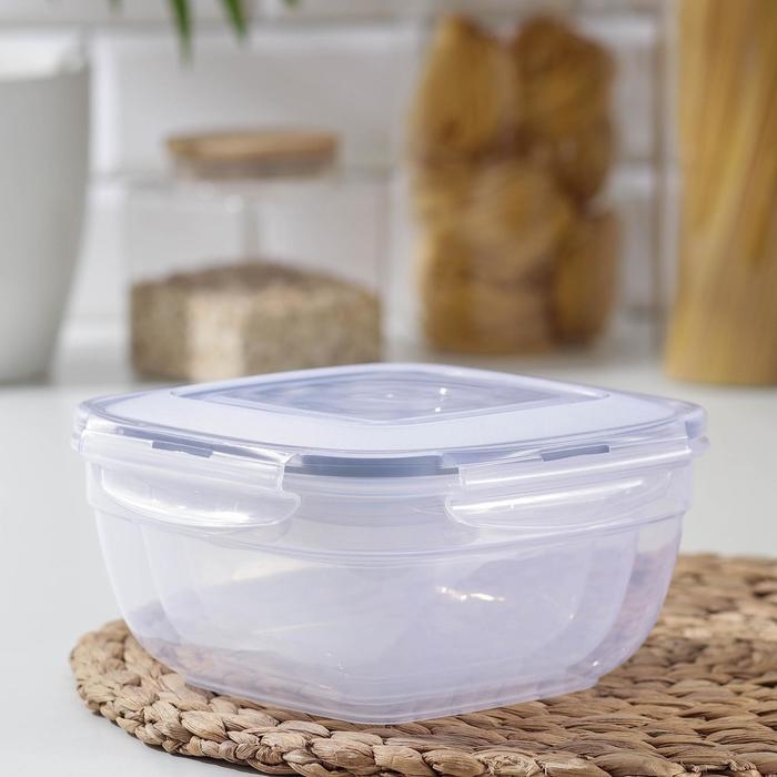 Набор ланч-боксов квадратных, 3 шт: 1, 7 л, 1 л, 0,6 л Набор ланч-боксов квадратных, 3 шт: 1, 7 л, 1 л, 0,6 л