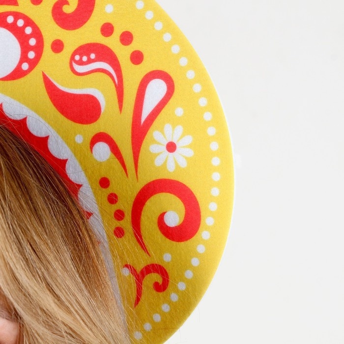 Карнавальный кокошник «Царица» из фетра Карнавальный кокошник «Царица» из фетра