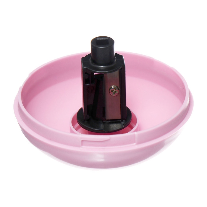 Точилка электрическая (батарейки в комплект не входят). работает от 2-х АА батареек Розовый Точилка электрическая (батарейки в комплект не входят). работает от 2-х АА батареек Розовый