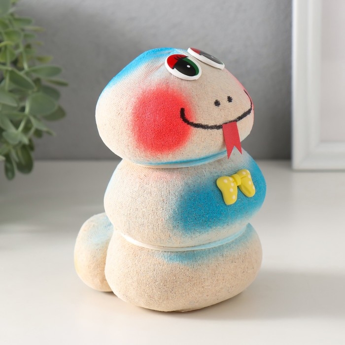 Растущий подарок травка Экоживчик "Змейка пятнистая" с бабочкой МИКС