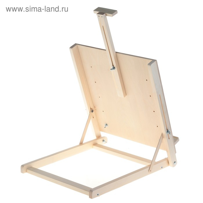 Мольберт настольный «Студийный», 650 x 450 x 560 мм, с планшетом 450 x 480 мм (возможность разместить холст 60 x 80 см), с бегунком, Calligrata Мольберт настольный «Студийный», 650 x 450 x 560 мм, с планшетом 450 x 480 мм (возможность разместить холст 60 x 80 см), с бегунком, Calligrata