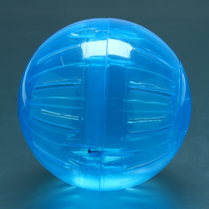 Шар для грызунов на металлическом основании, 12 см, синий