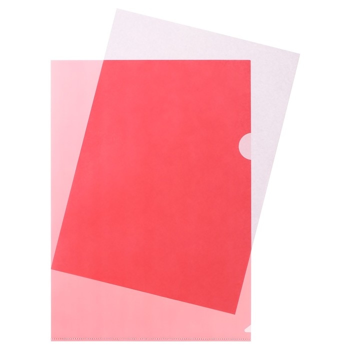 Набор папок-уголков А4, 150 мкм, Calligrata Стандарт, прозрачные, 5 штуки, микс Набор папок-уголков А4, 150 мкм, Calligrata Стандарт, прозрачные, 5 штуки, микс