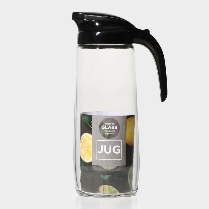 Кувшин для воды стеклянный Renga «Лекса», 1,5 л, 10×28 см Кувшин для воды стеклянный Renga «Лекса», 1,5 л, 10×28 см