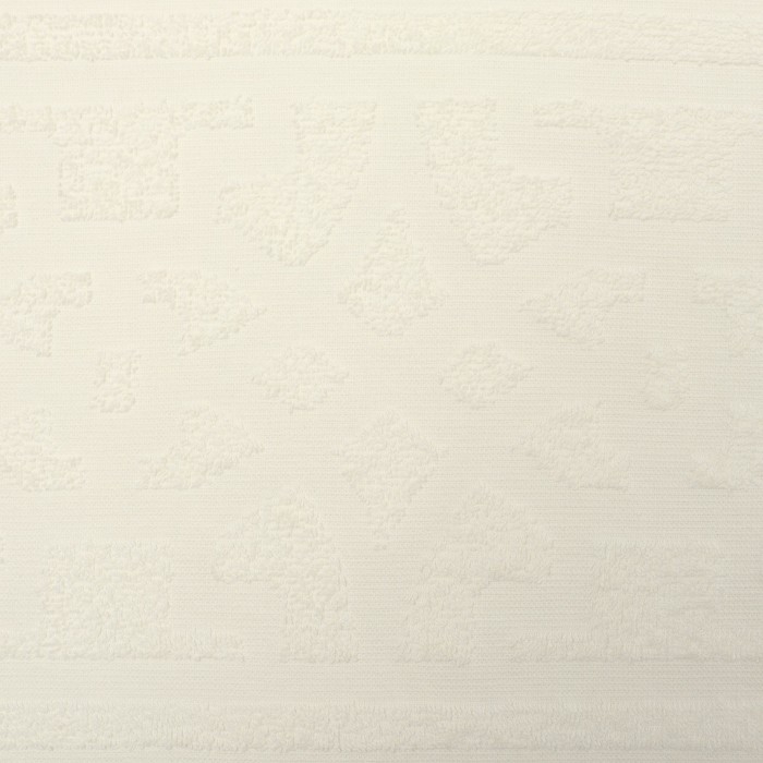 Полотенце махровое Арабский узор, 100х180см, цвет молочный, 300г/м, хлопок