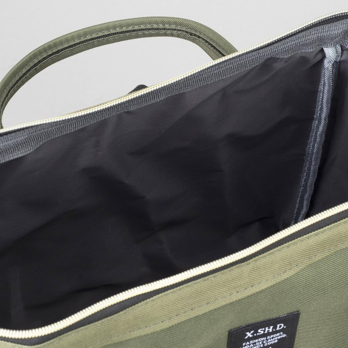 Сумка-рюкзак 2 в 1 на колёсах 18 Сумка-рюкзак 2 в 1 на колёсах 18", отдел на молнии, наружный карман, цвет зелёный