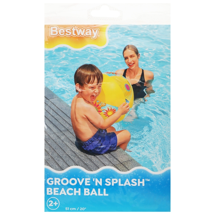 Мяч пляжный «Дизайнерский», d=51 см, от 2 лет, цвет МИКС, 31036 Bestway Мяч пляжный «Дизайнерский», d=51 см, от 2 лет, цвет МИКС, 31036 Bestway