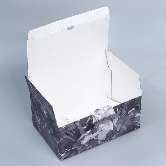 Коробка подарочная сборная, упаковка, «23 февраля», 22 х 15 х 10 см Коробка подарочная сборная, упаковка, «23 февраля», 22 х 15 х 10 см