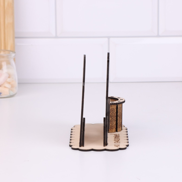 Салфетница с подставкой под зубочистки, 14 х 12 см Салфетница с подставкой под зубочистки, 14 х 12 см