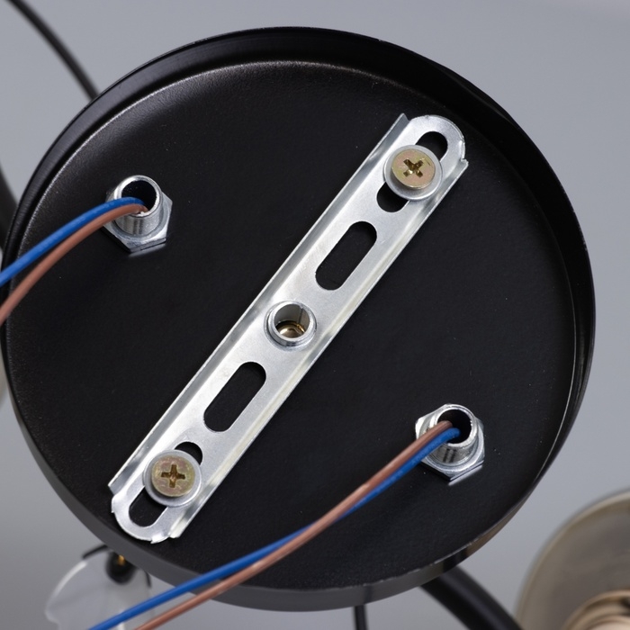 Люстра Люстра "Артемис" 2хЕ27 40Вт черно-золотой 46х20х27 см