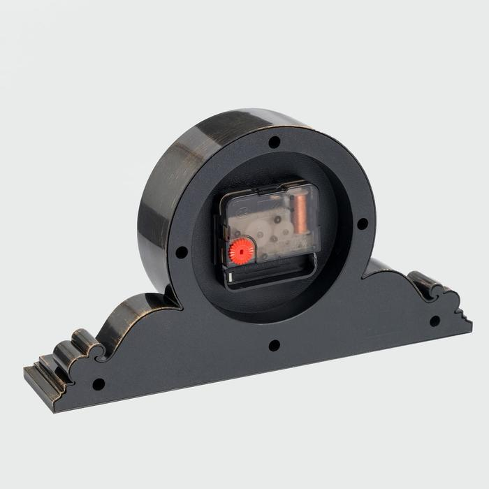 Часы настольные Часы настольные "Классика", бесшумные, 26 х 14 см, d-9.5 см, черные