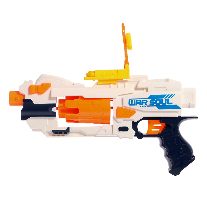 Бластер War soul gun, стреляет мягкими пулями, работает от батареек Бластер War soul gun, стреляет мягкими пулями, работает от батареек