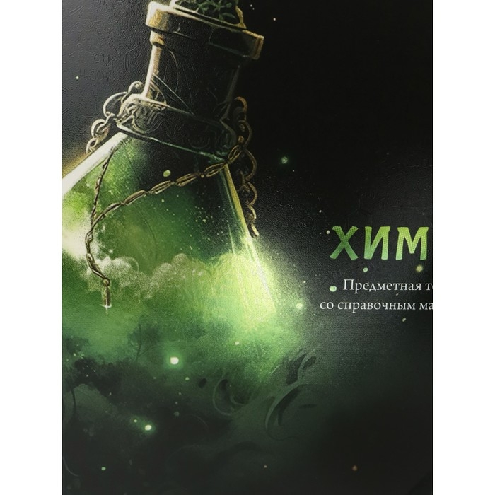 Тетрадь предметная Тетрадь предметная "Магия", 48 листов в клетку "Химия", обложка мелованный картон, холодная фольга, твин лак, блок офсет