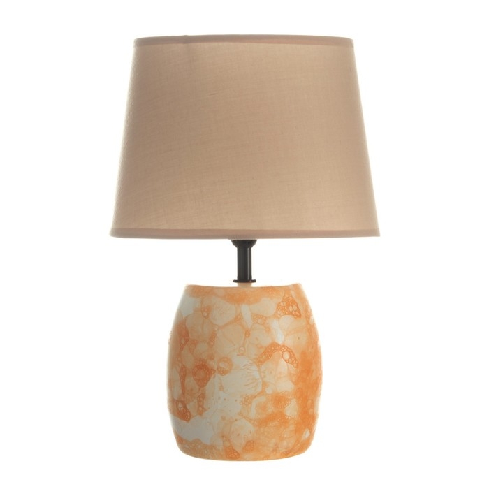 Настольная лампа Настольная лампа "Дафна" Е14 40Вт оранжевый 22,5х22,5х33см RISALUX