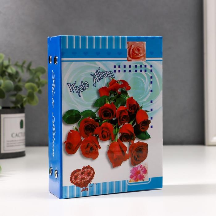 Фотоальбом на 100 фото 10х15 см  Фотоальбом на 100 фото 10х15 см "Яркость лета" 16,5х13,5х5,5 см МИКС