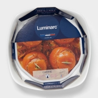 Форма для запекания Luminarc SMART CUISINE CARINE, d=23 см, квадратная, стеклокерамика, белая