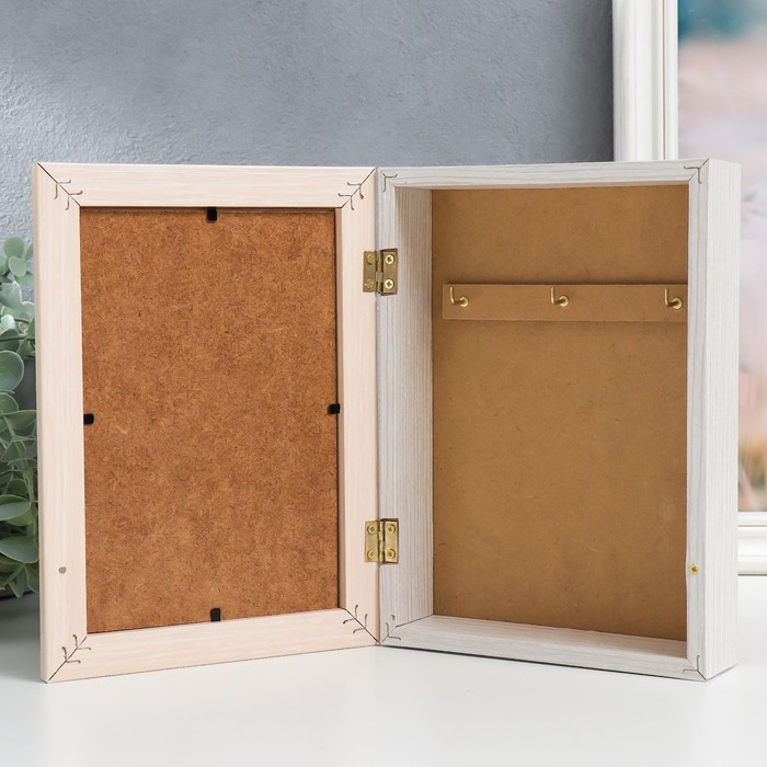 Ключница Ключница "Прекрасный букет" дуб молочный 15х21