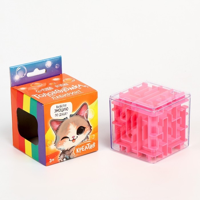 Головоломка лабиринт с шариком «Креатив» Головоломка лабиринт с шариком «Креатив»