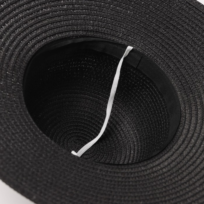 Шляпа женская MINAKU Шляпа женская MINAKU "Beach", размер 56-58, цвет черный