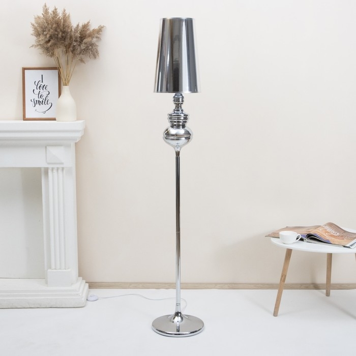 Торшер "Жардин" E27 40Вт серебро 30х30х170 см