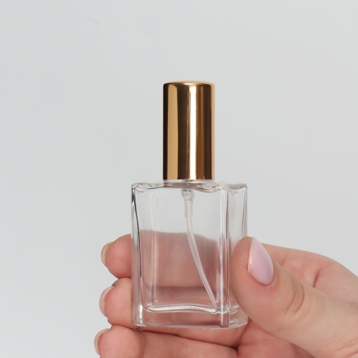 Флакон для парфюма, с распылителем, 15 мл, цвет золотистый Флакон для парфюма, с распылителем, 15 мл, цвет золотистый