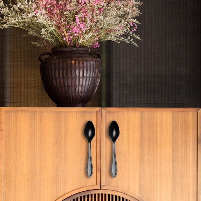 Ручка-скоба Ручка-скоба "Ложка" CAPPIO RSC002, м/о 76 мм, цвет черный