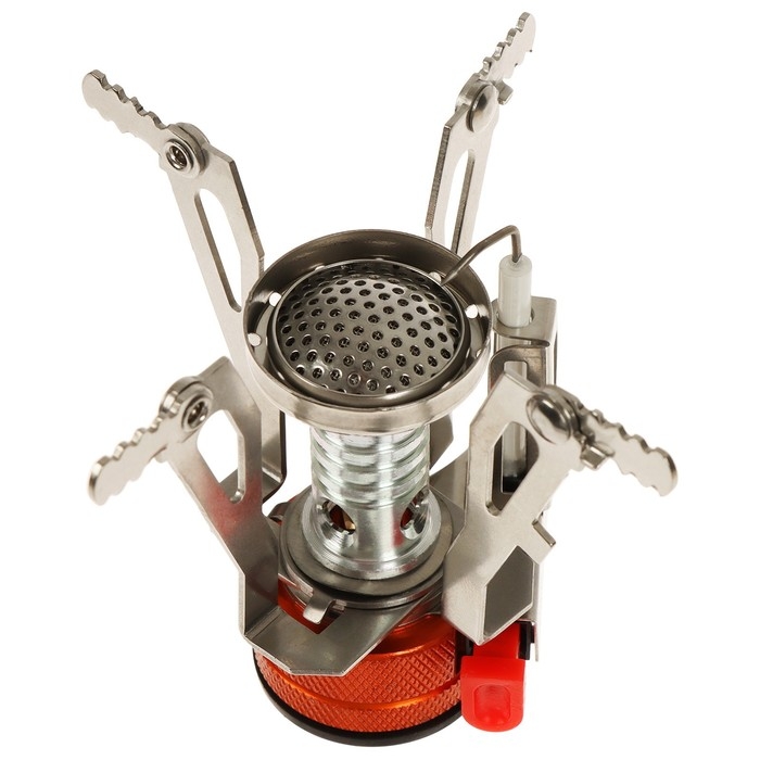 Набор туристической посуды Maclay: 2 кастрюли, приборы, горелка, 3 миски, лопатка, карабин