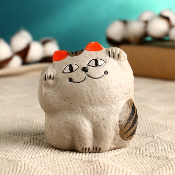 Горшок Горшок "Котейка", 6,2х7,5х5,5см, микс