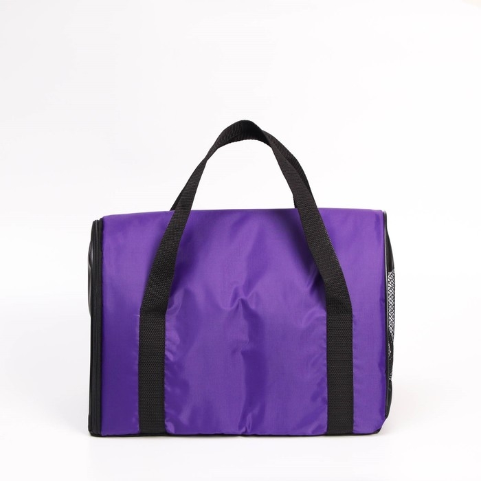 Сумка - переноска для животных  Сумка - переноска для животных "Туннель", нейлон, 37 х 22 х 26 см, фиолетовый