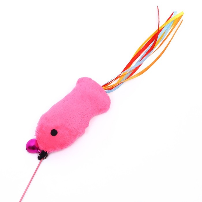 Дразнилка-удочка  Дразнилка-удочка "Рыбка", со стальной проволокой, 110 см