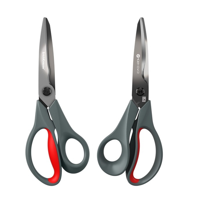 Ножницы 3 в 1, ErichKrause Santoku, 20.5 см, для бумаги, секатор, кусачки, блистер Ножницы 3 в 1, ErichKrause Santoku, 20.5 см, для бумаги, секатор, кусачки, блистер