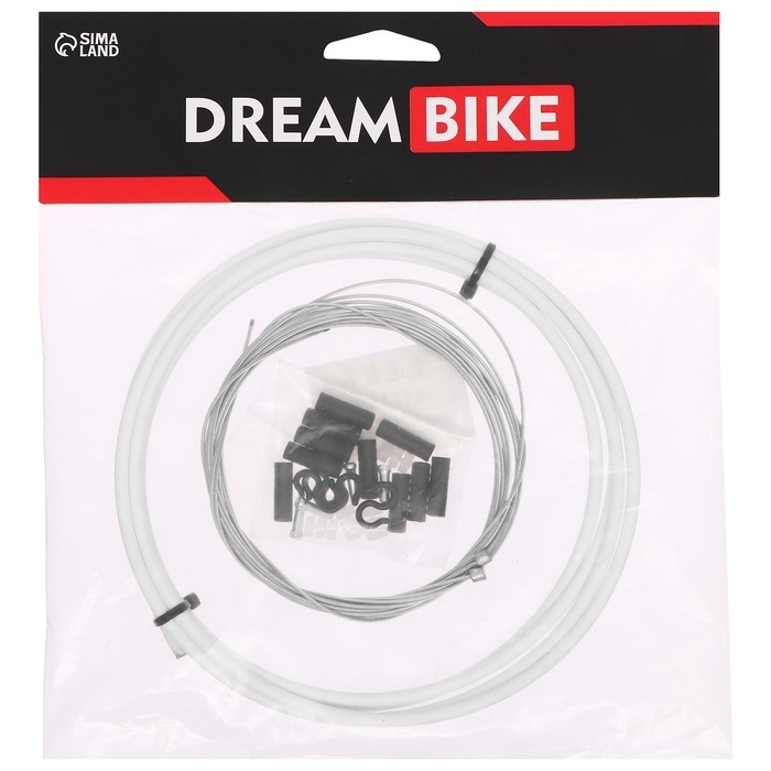 Оплётка и тросы тормоза, цвет белый Оплётка и тросы тормоза, цвет белый