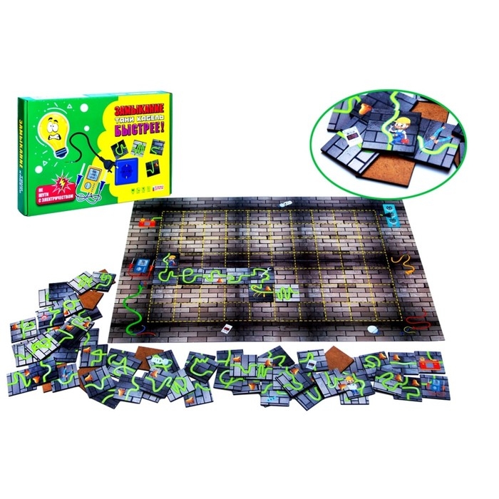 Настольная игра &laquo;Замыкание. Тяни кабель&raquo;