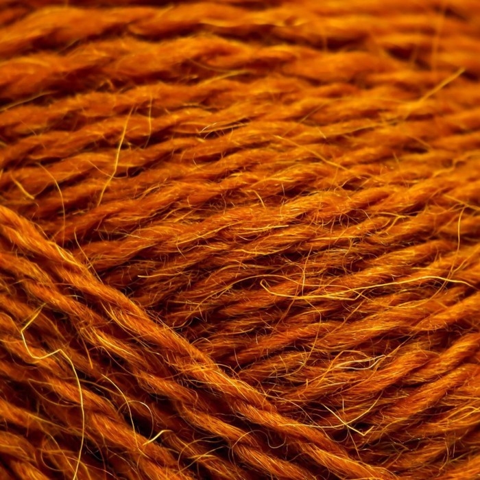 Пряжа Пряжа "Деревенская" 100% шерсть 250м/100гр (44-Золотистый)