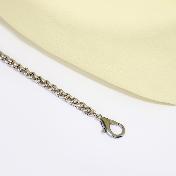 Сумка-багет на молнии, цепочка, цвет жёлтый Сумка-багет на молнии, цепочка, цвет жёлтый