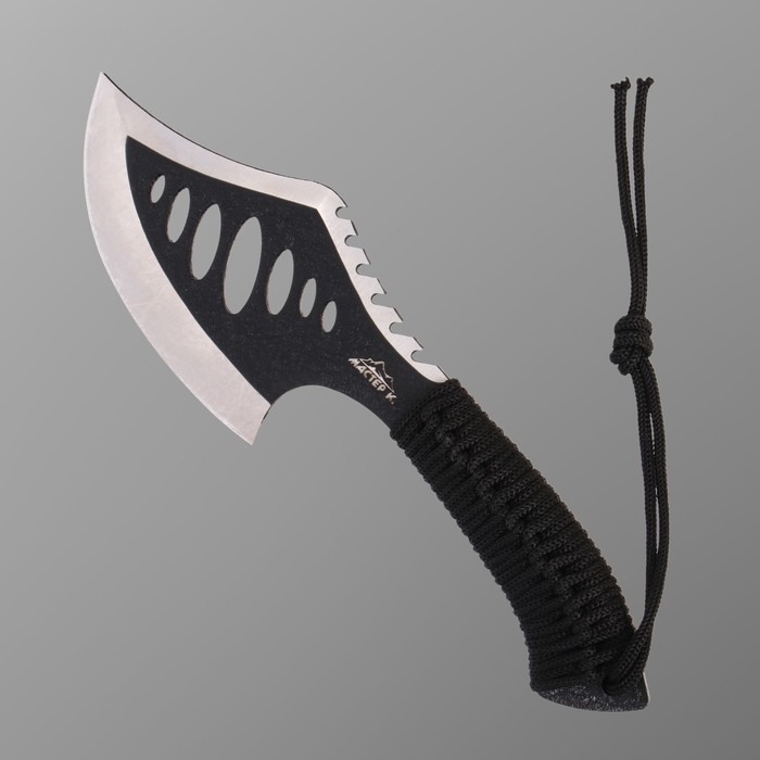 Топорик туристический в оплетке, черный, 24см, 250 г Топорик туристический в оплетке, черный, 24см, 250 г