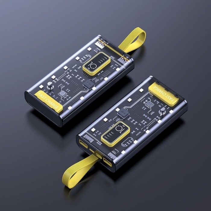Внешний аккумулятор CRR-32, 10000 мАч, 2USB, Type-C, 2 А, дисплей, чёрный Внешний аккумулятор CRR-32, 10000 мАч, 2USB, Type-C, 2 А, дисплей, чёрный
