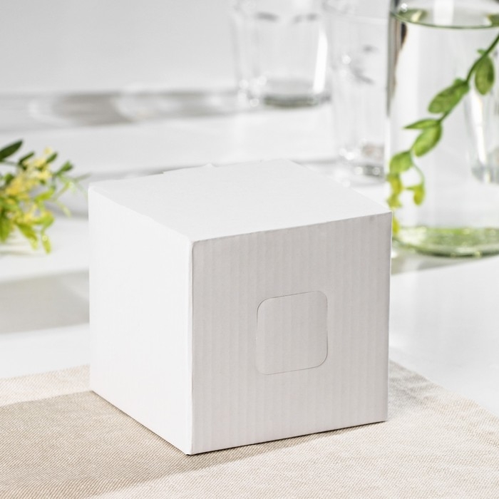 Кружка стеклянная с деревянной крышкой &laquo;Ананасик&raquo;, 300 мл