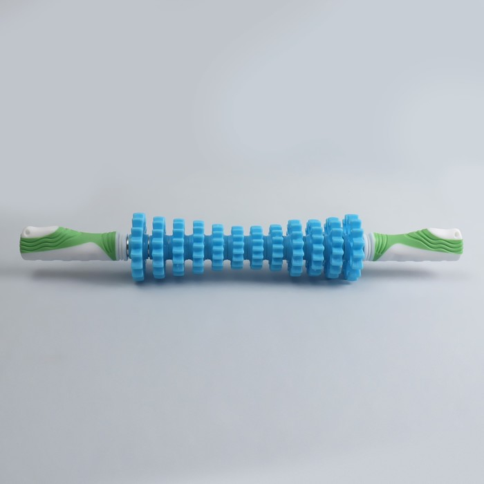 Массажёр «Скалка», универсальный, 12 колёс, d = 7 × 45 см, цвет МИКС Массажёр «Скалка», универсальный, 12 колёс, d = 7 × 45 см, цвет МИКС