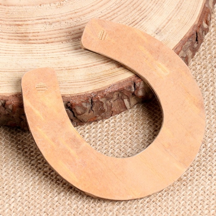 Сувенир «Подкова», на удачу, 11×10×0,3 см, береста Сувенир «Подкова», на удачу, 11×10×0,3 см, береста