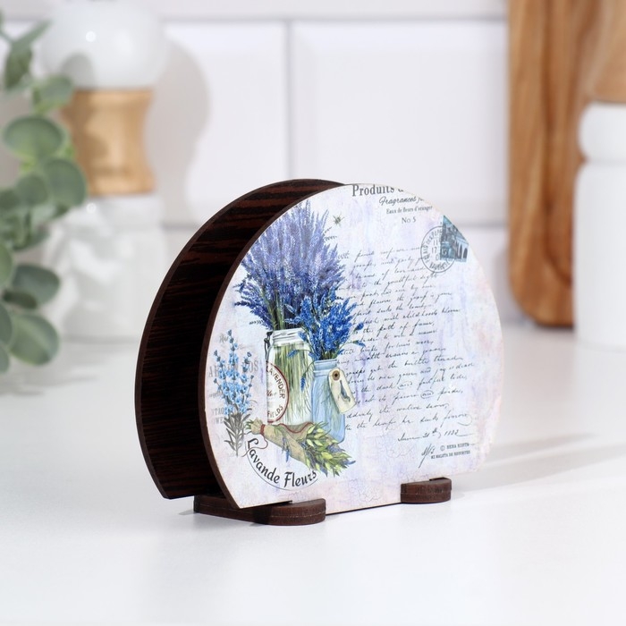 Салфетница Салфетница "Лаванда в кувшине",13х10х5 см