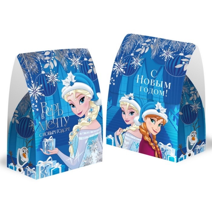 Коробка подарочная складная Коробка подарочная складная "Верь в мечту", 16x24x9 см, Хородное сердце