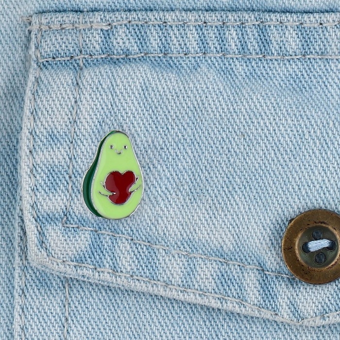 Значок металлический «Авокадо» 1,6 х 2,2см Значок металлический «Авокадо» 1,6 х 2,2см