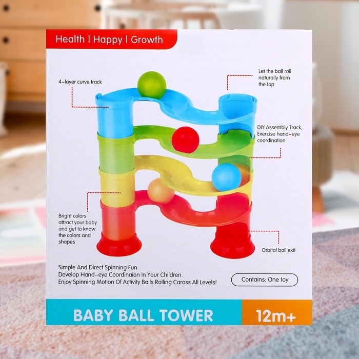 Развивающяя игрушка «Башня шариков», 10 элементов Развивающяя игрушка «Башня шариков», 10 элементов