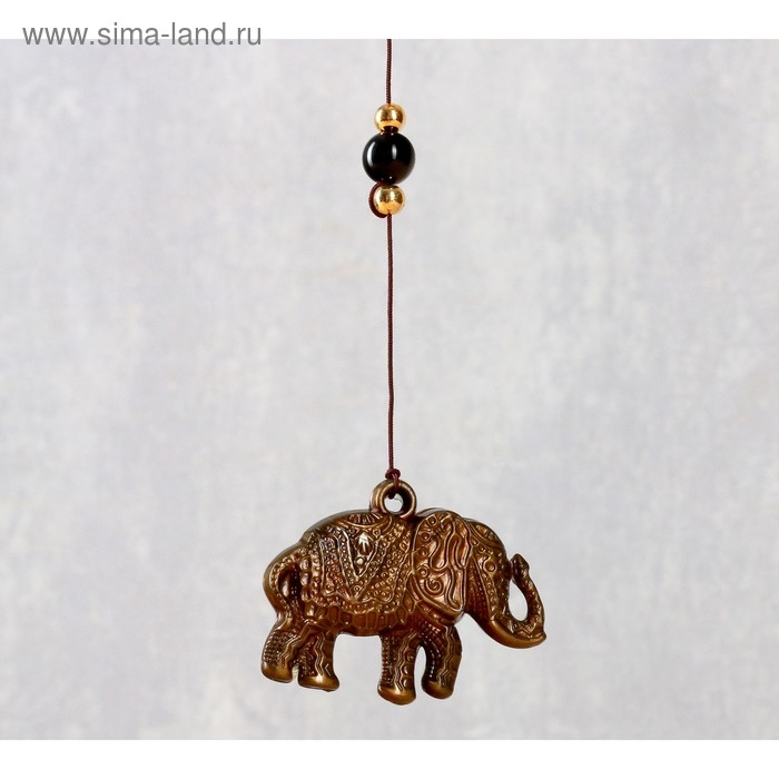 Музыка ветра металл Музыка ветра металл "Слон" 3 колокольчика 40 см