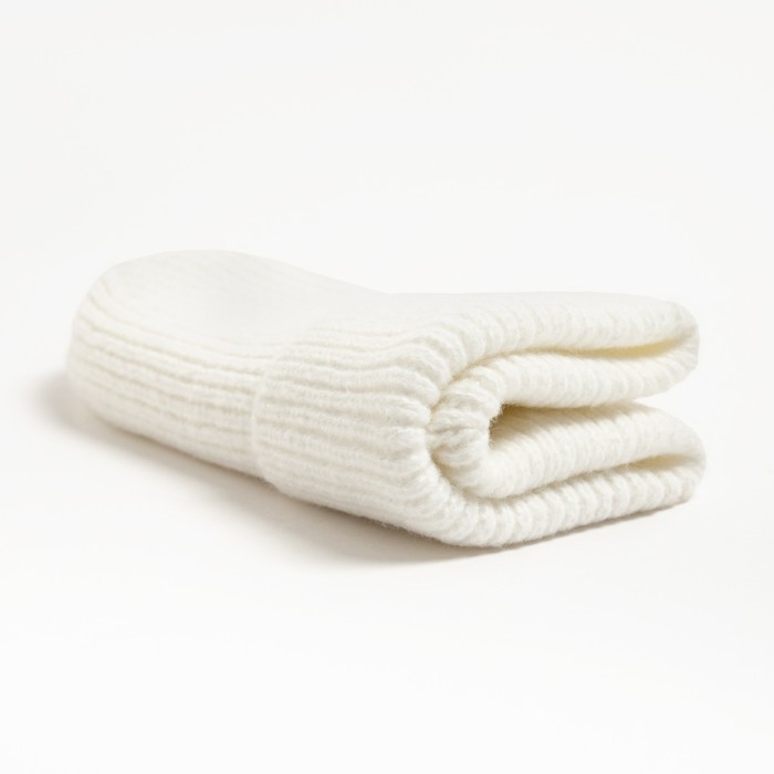 Шапка детская MINAKU, р-р 52-54 цв. белый Шапка детская MINAKU, р-р 52-54 цв. белый