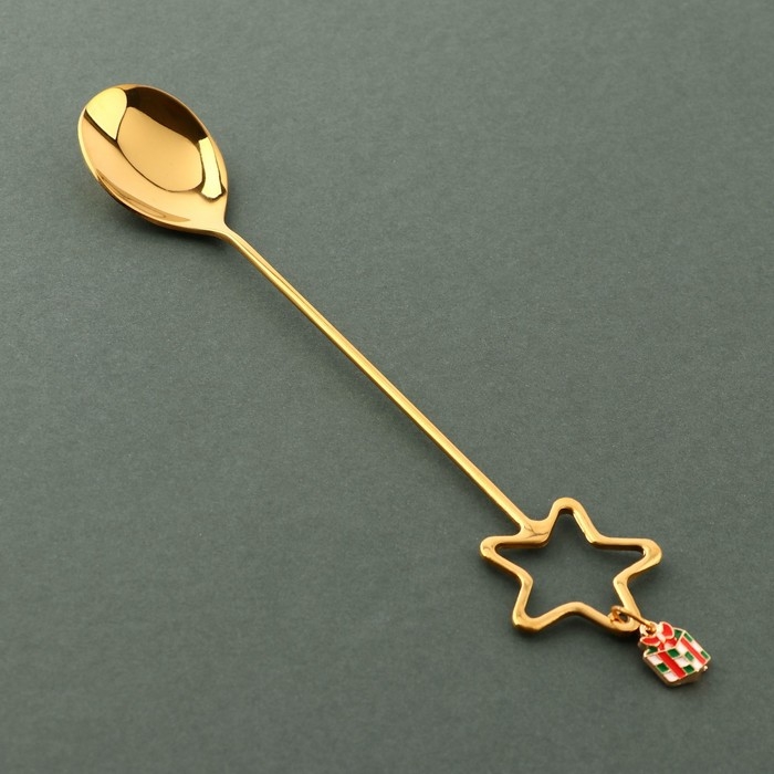 Ложка столовая с акриловым подвесом &laquo;Сказочной красоты&raquo;, нержавеющая сталь, 3 х 15,5 см