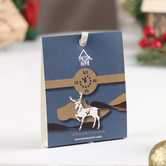 Саше ароматическое Саше ароматическое "Зимняя сказкая", хвоя, лаванда, лабданум, 18 гр