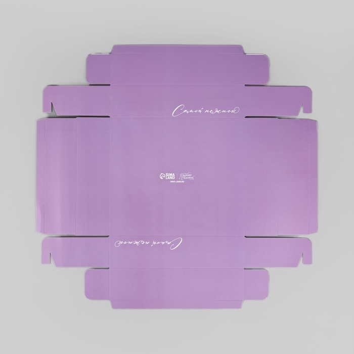 Коробка подарочная «Цветочное настроение», 23.5 х 20.5 х 5.5 см